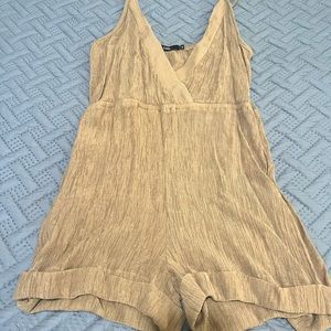 Zara Tan Romper